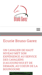 Mobile Screenshot of ecuriebrunogarez.com
