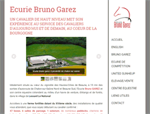 Tablet Screenshot of ecuriebrunogarez.com